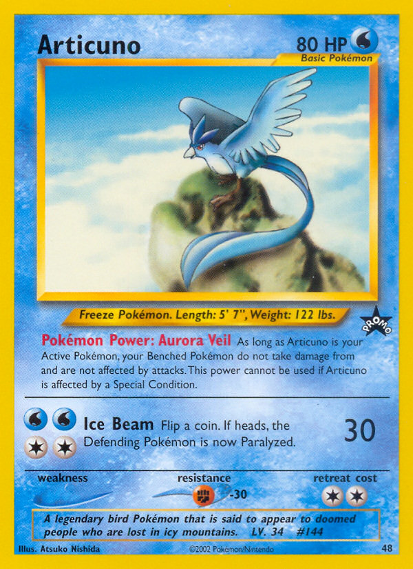 Articuno (48) [Wizards of the Coast: Black Star Promos] | Rock City Comics