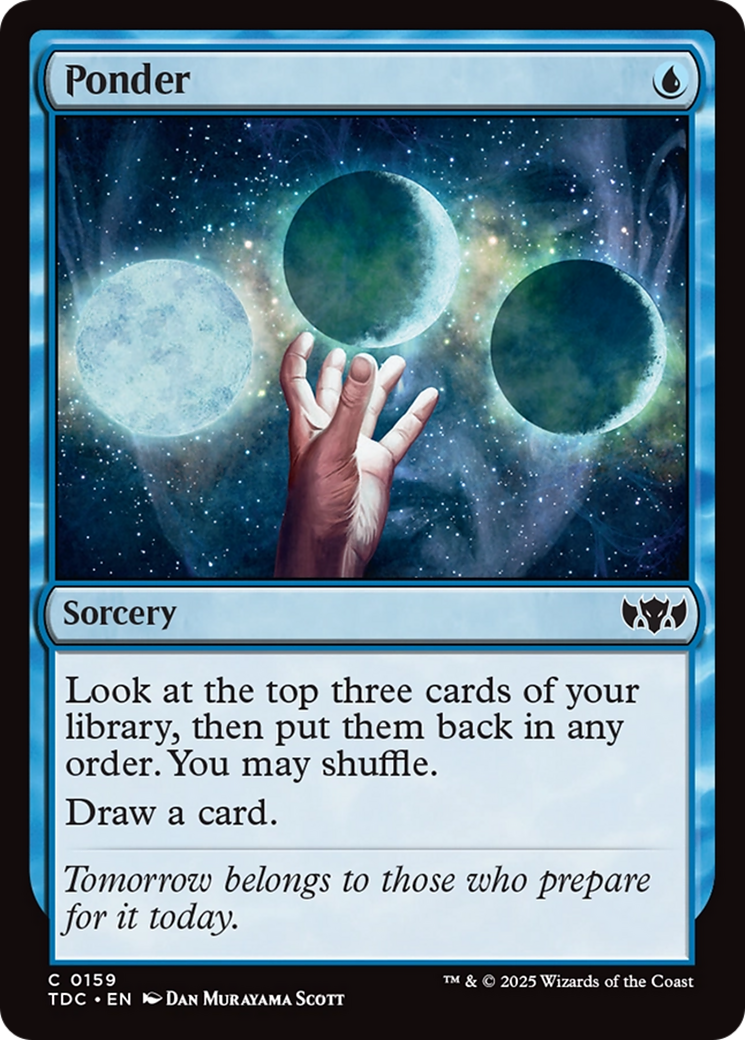 Ponder [Tarkir: Dragonstorm Commander] | Rock City Comics