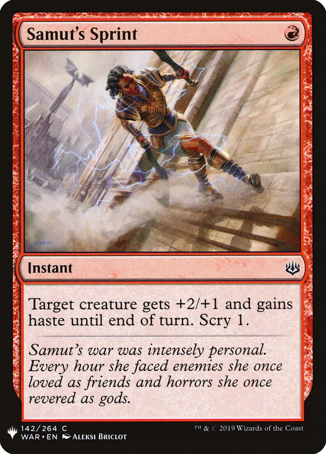 Samut's Sprint [Mystery Booster] | Rock City Comics