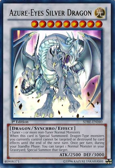 Azure-Eyes Silver Dragon [SDBE-EN040] Ultra Rare | Rock City Comics