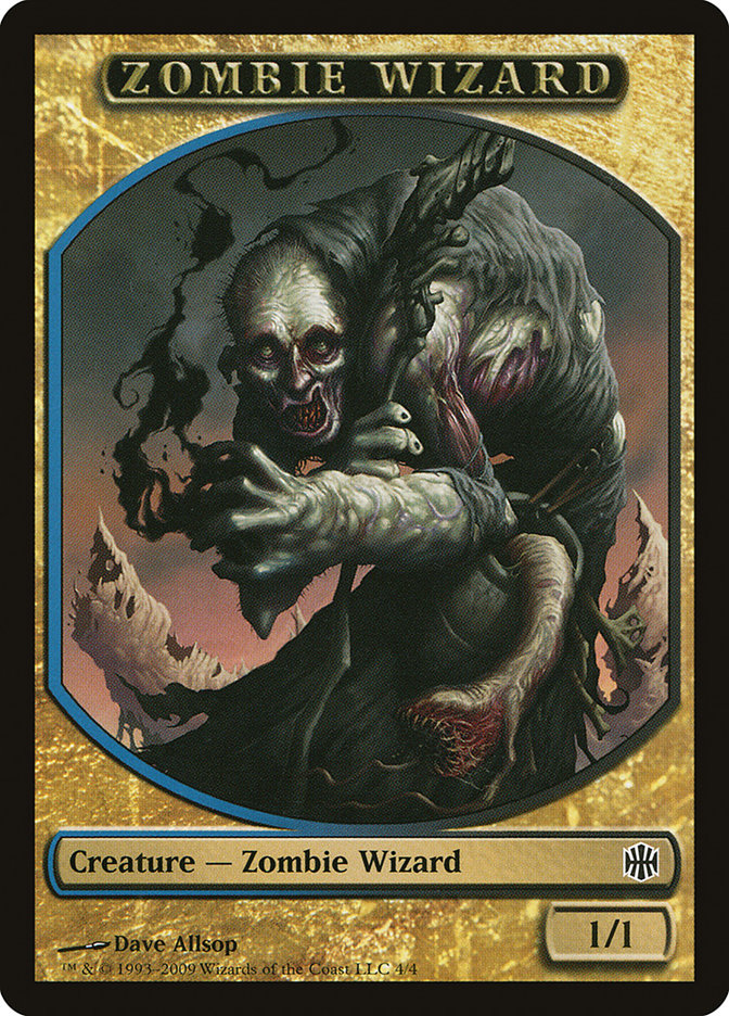 Zombie Wizard Token [Alara Reborn Tokens] | Rock City Comics