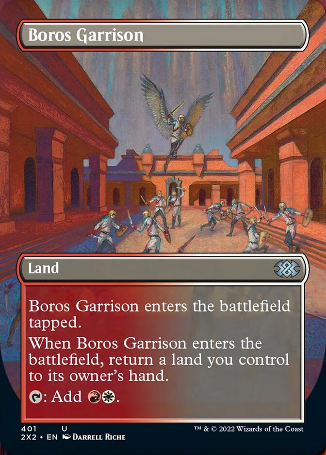 Boros Garrison (Borderless Alternate Art) [Double Masters 2022] | Rock City Comics