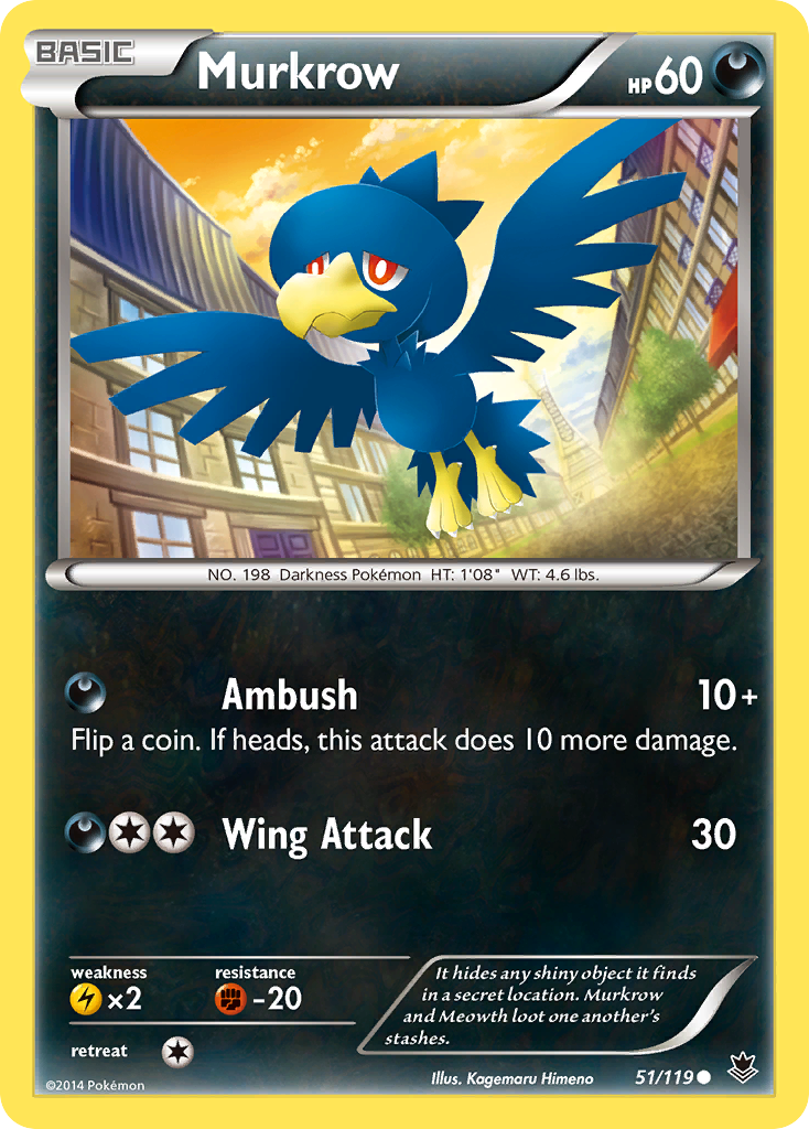Murkrow (51/119) [XY: Phantom Forces] | Rock City Comics