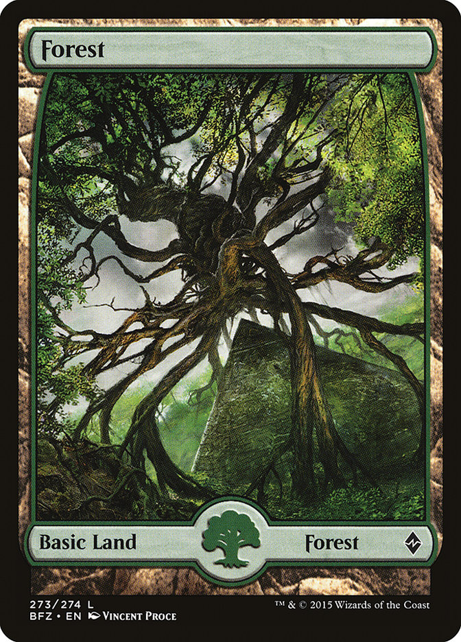 Forest (273) (Full Art) [Battle for Zendikar] | Rock City Comics
