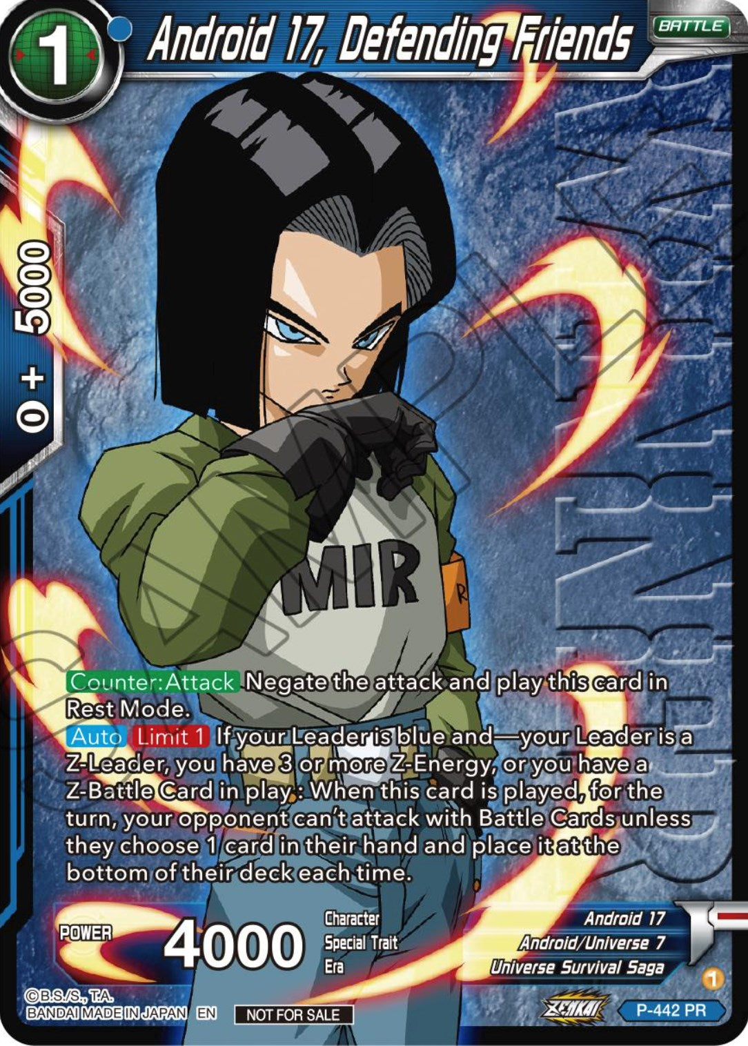 Android 17, Defending Friends (Winner) (P-442) [Tournament Promotion Cards] | Rock City Comics