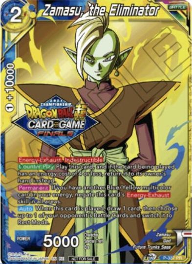 Zamasu, the Eliminator (Championship Pack 2021 Vault Set) (P-337) [Tournament Promotion Cards] | Rock City Comics