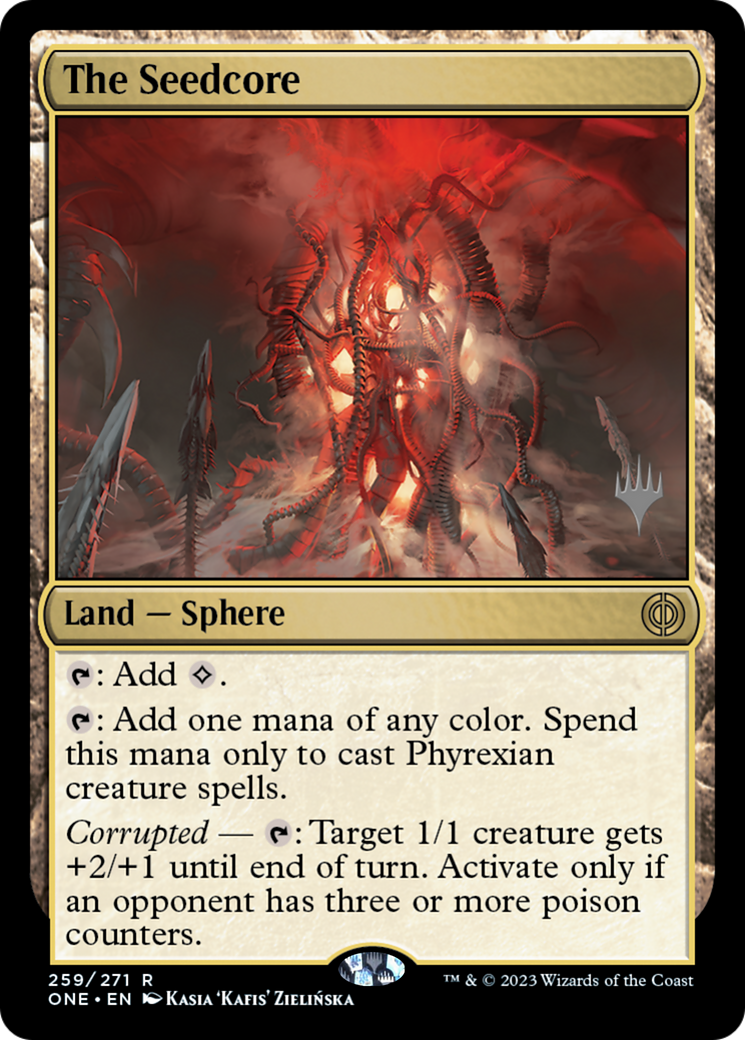 The Seedcore (Promo Pack) [Phyrexia: All Will Be One Promos] | Rock City Comics