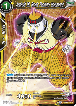 Android 19, Bionic Punisher Unleashed (Rare) (BT13-114) [Supreme Rivalry] | Rock City Comics