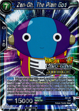 Zen-Oh, The Plain God (BT2-060) [Judge Promotion Cards] | Rock City Comics