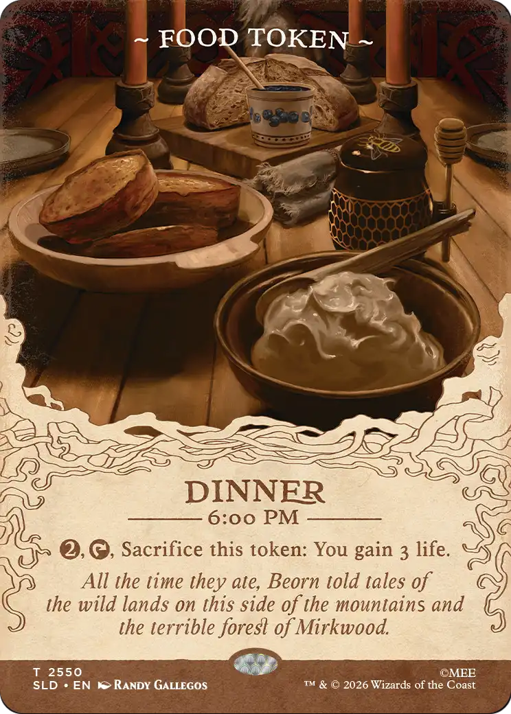 Food Token (2550) [Secret Lair Drop Series] | Rock City Comics