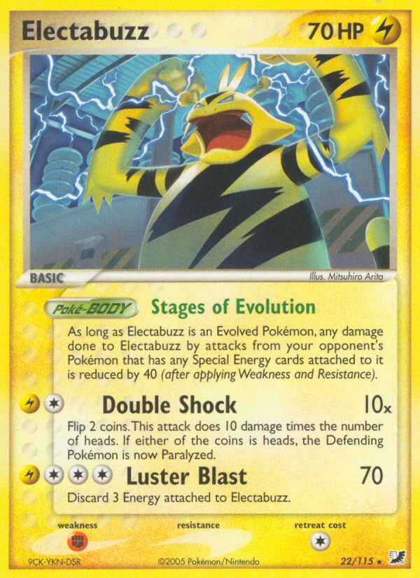 Electabuzz (22/115) [EX: Unseen Forces] | Rock City Comics