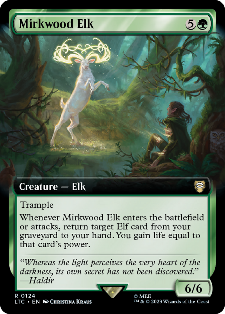 Mirkwood Elk (Extended Art) [The Lord of the Rings: Tales of Middle-Earth Commander] | Rock City Comics