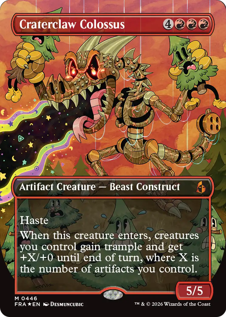 Craterclaw Colossus (Borderless) (0446) [Reality Fracture] | Rock City Comics