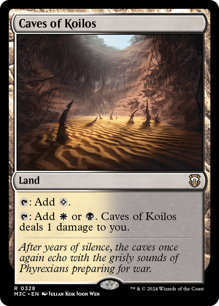 Caves of Koilos (Ripple Foil) [Modern Horizons 3 Commander] | Rock City Comics