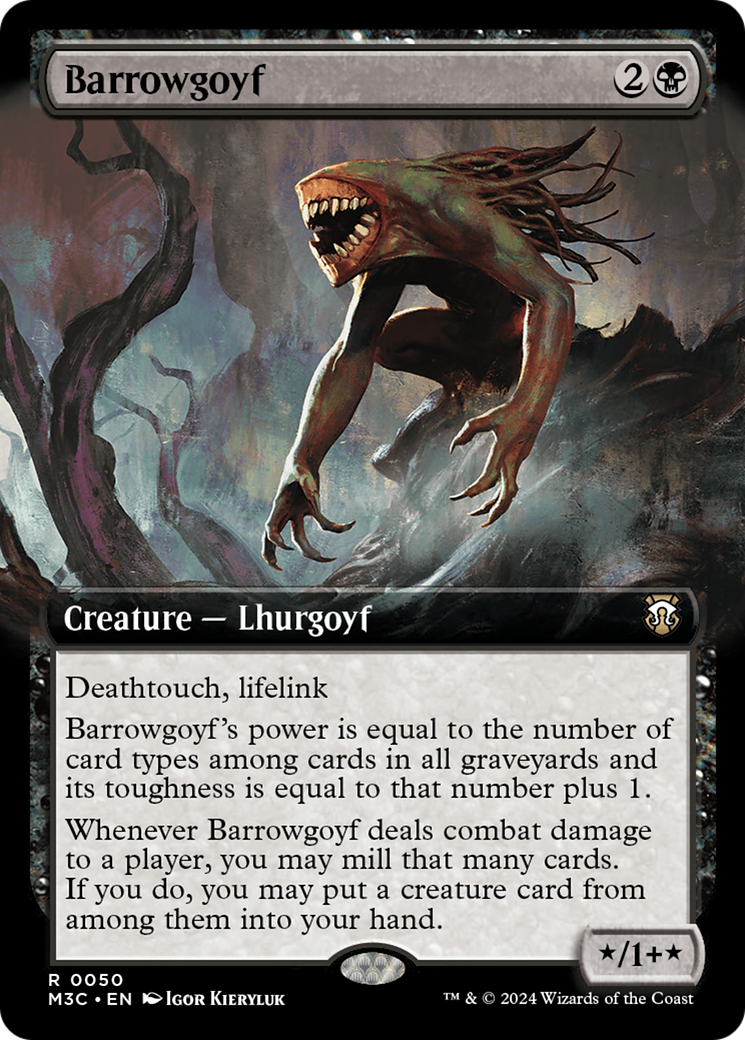 Barrowgoyf (Extended Art) [Modern Horizons 3 Commander] | Rock City Comics