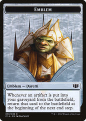 Daretti, Scrap Savant Emblem // Tuktuk the Returned Double-Sided Token [Commander 2014 Tokens] | Rock City Comics