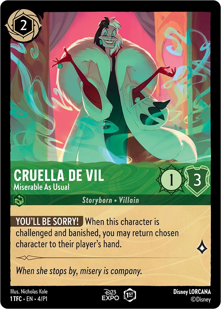 Cruella de Vil (4) [D23 Promos] | Rock City Comics