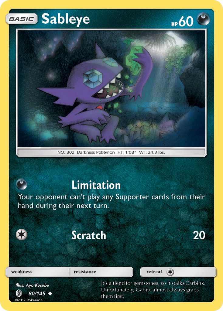 Sableye (80/145) [Sun & Moon: Guardians Rising] | Rock City Comics