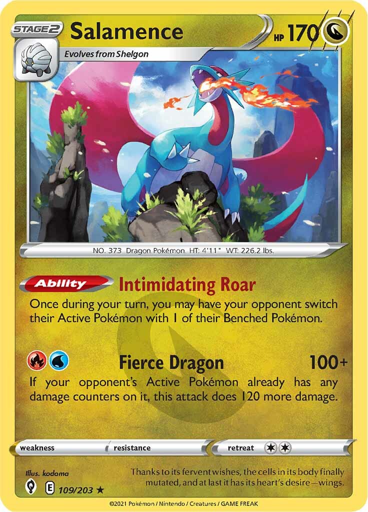 Salamence (109/203) [Sword & Shield: Evolving Skies] | Rock City Comics