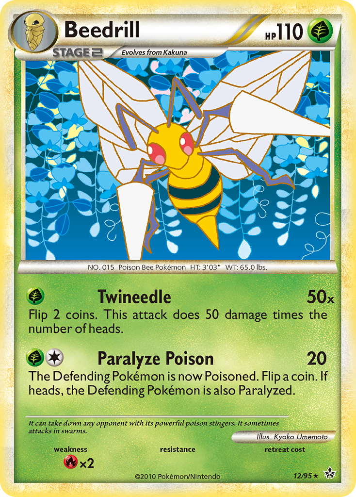 Beedrill (12/95) [HeartGold & SoulSilver: Unleashed] | Rock City Comics