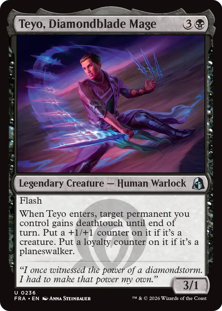 Teyo, Diamondblade Mage [Reality Fracture] | Rock City Comics