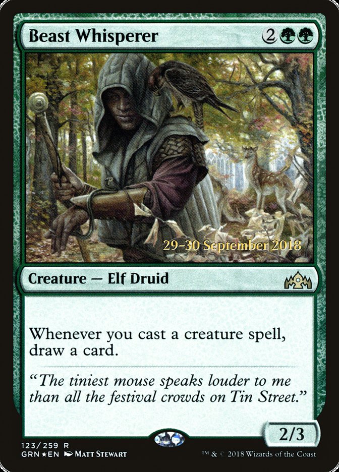 Beast Whisperer [Guilds of Ravnica Prerelease Promos] | Rock City Comics