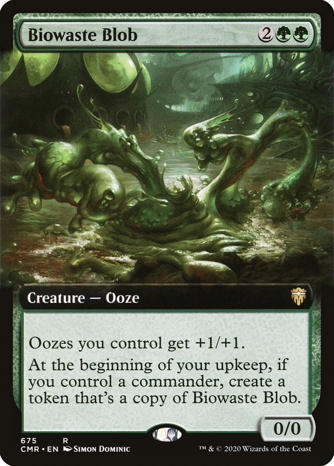 Biowaste Blob (Extended Art) [Commander Legends] | Rock City Comics