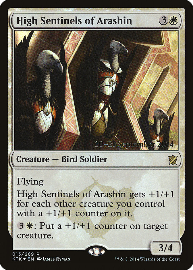 High Sentinels of Arashin [Khans of Tarkir Prerelease Promos] | Rock City Comics