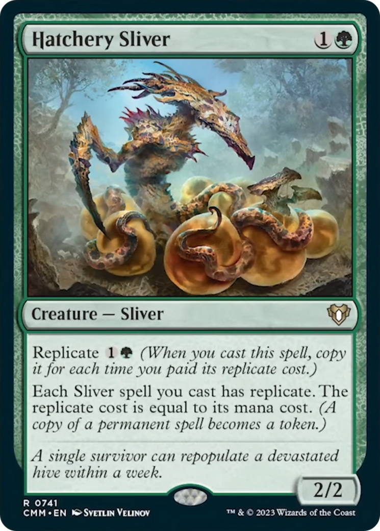 Hatchery Sliver [Commander Masters] | Rock City Comics