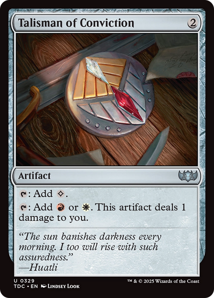 Talisman of Conviction [Tarkir: Dragonstorm Commander] | Rock City Comics