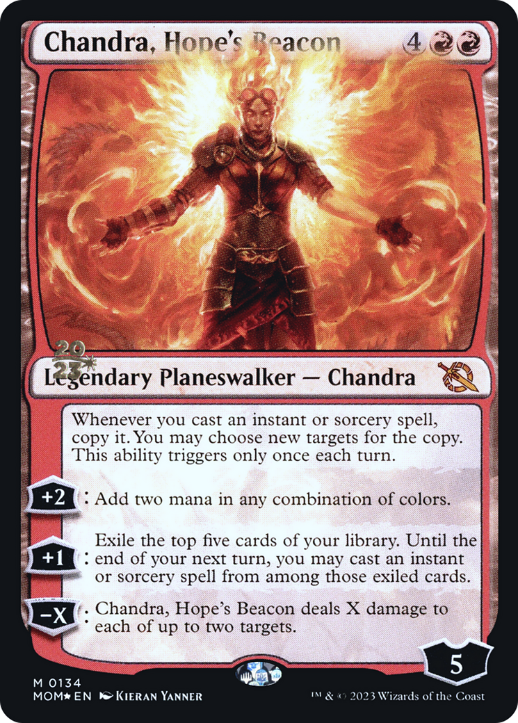 Chandra, Hope's Beacon [March of the Machine Prerelease Promos] | Rock City Comics