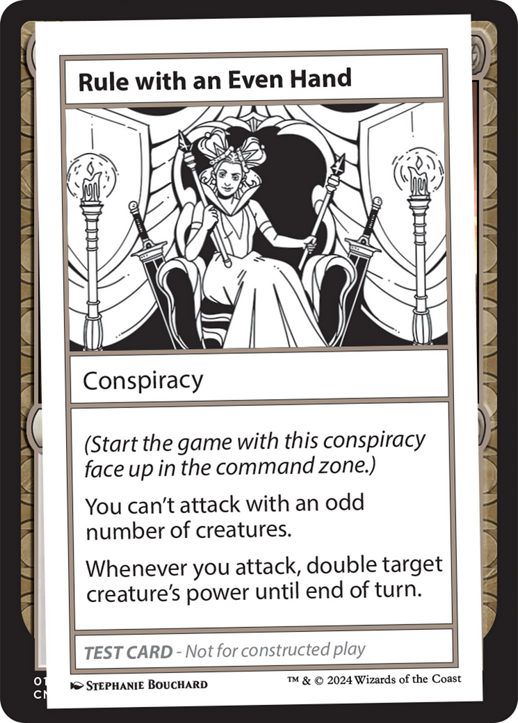 Rule with an Even Hand [Mystery Booster 2 Playtest Cards] | Rock City Comics