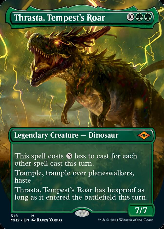 Thrasta, Tempest's Roar (Borderless Alternate Art) [Modern Horizons 2] | Rock City Comics