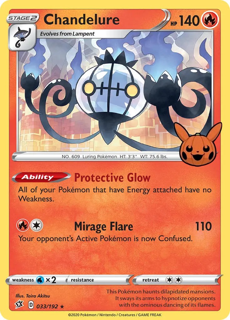 Chandelure (033/192) [Trick or Trade] | Rock City Comics