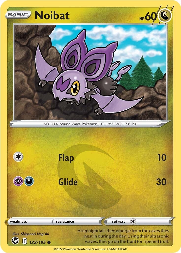 Noibat (132/195) [Sword & Shield: Silver Tempest] | Rock City Comics