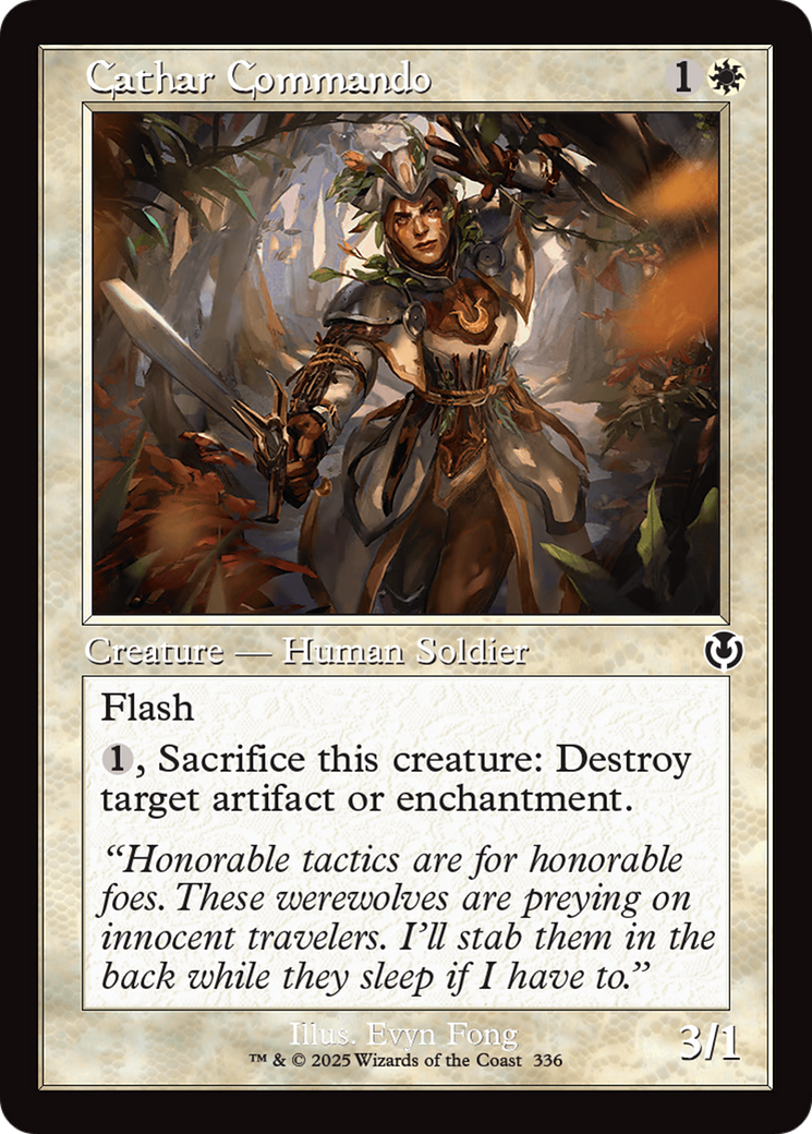 Cathar Commando (Retro Frame) [Innistrad Remastered] | Rock City Comics
