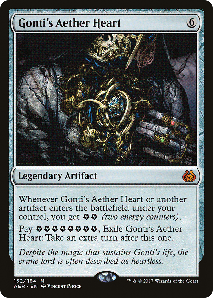 Gonti's Aether Heart (Ripple Foil) [Modern Horizons 3 Commander] | Rock City Comics