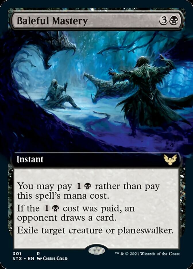 Baleful Mastery (Extended Art) [Strixhaven: School of Mages] | Rock City Comics