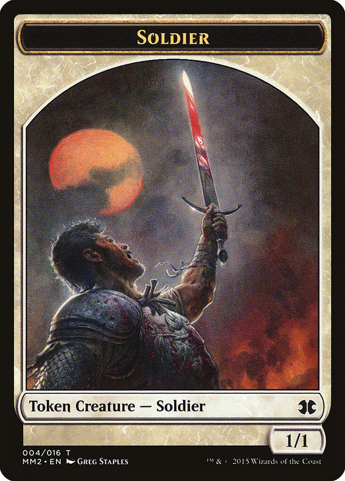 Soldier Token [Modern Masters 2015 Tokens] | Rock City Comics