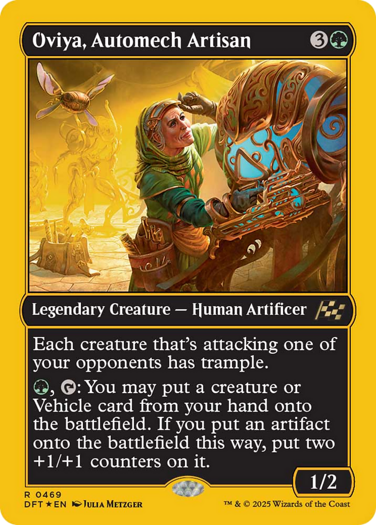 Oviya, Automech Artisan (First-Place Foil) [Aetherdrift] | Rock City Comics
