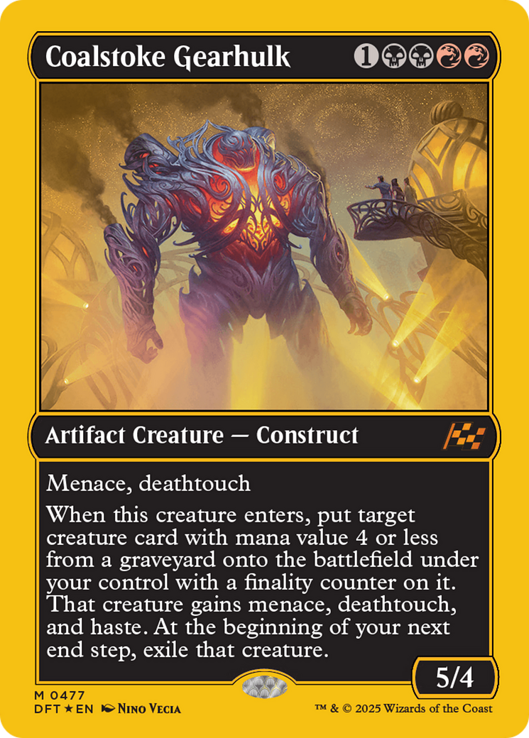 Coalstoke Gearhulk (First-Place Foil) [Aetherdrift] | Rock City Comics