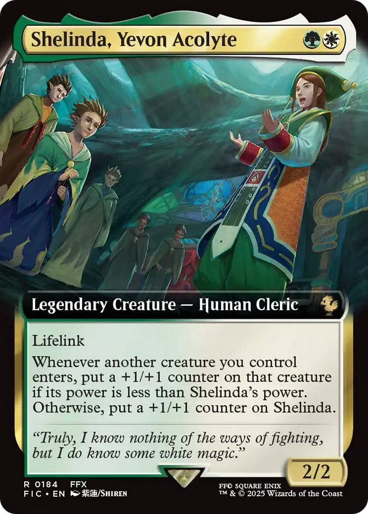 Shelinda, Yevon Acolyte (Extended Art) [FINAL FANTASY Commander] | Rock City Comics