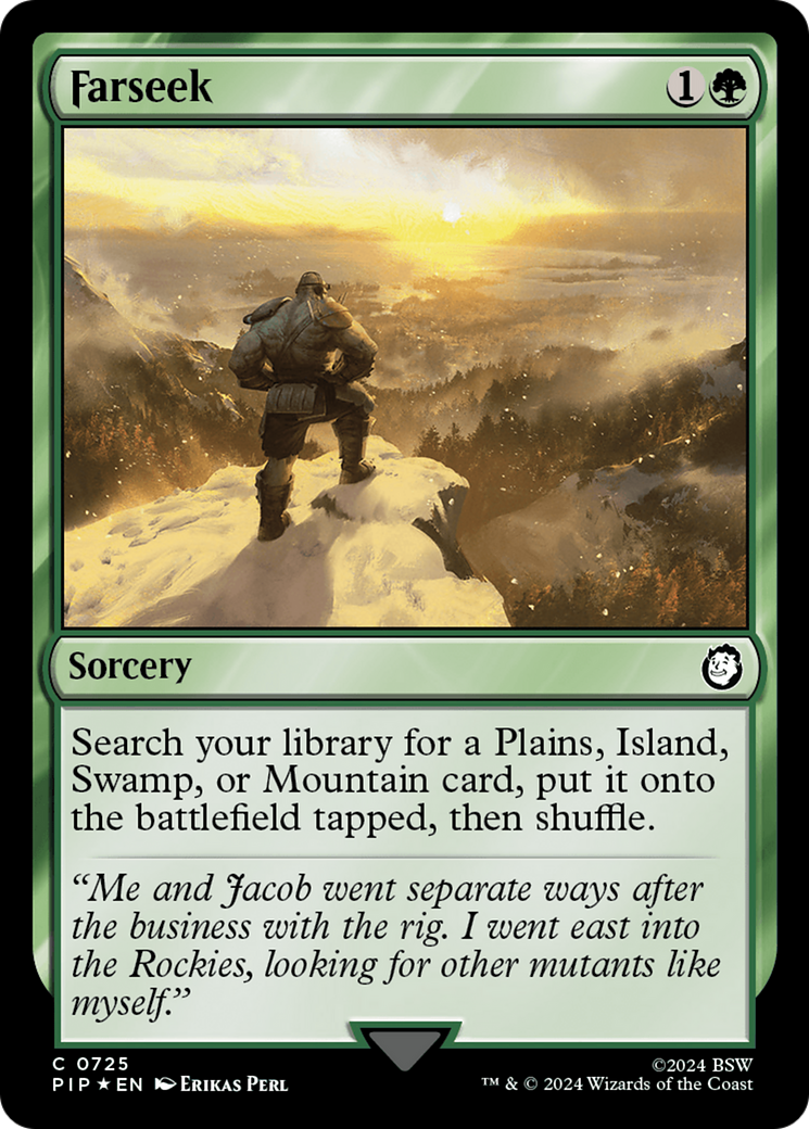 Farseek (Surge Foil) [Fallout] | Rock City Comics