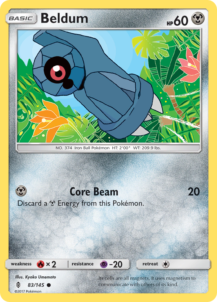 Beldum (83/145) [Sun & Moon: Guardians Rising] | Rock City Comics