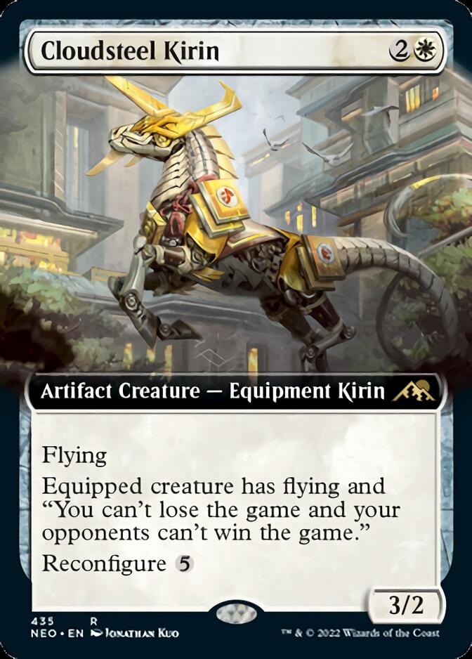 Cloudsteel Kirin (Extended Art) [Kamigawa: Neon Dynasty] | Rock City Comics