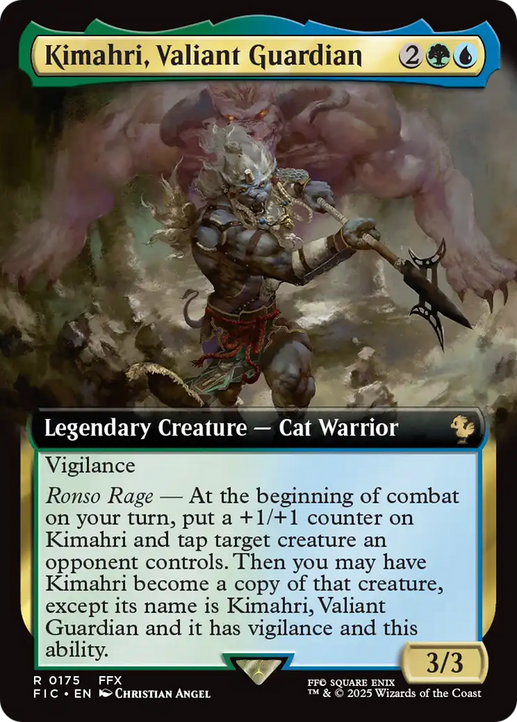 Kimahri, Valiant Guardian (Extended Art) [FINAL FANTASY Commander] | Rock City Comics