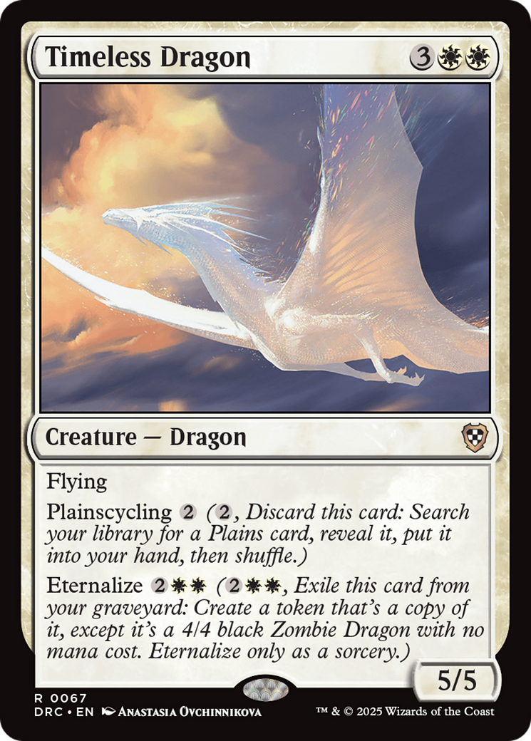 Timeless Dragon [Aetherdrift Commander] | Rock City Comics