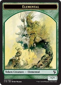 Elemental // Thopter (026) Double-Sided Token [Commander 2018 Tokens] | Rock City Comics