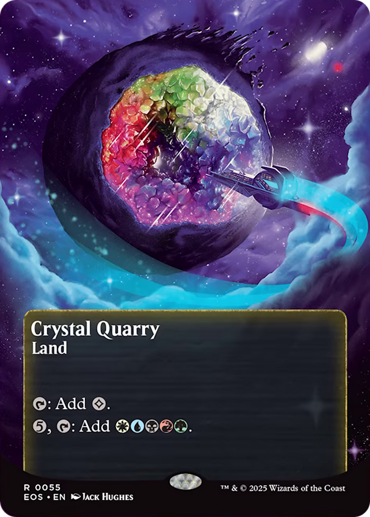 Crystal Quarry (0055) (Borderless) [Edge of Eternities: Stellar Sights] | Rock City Comics