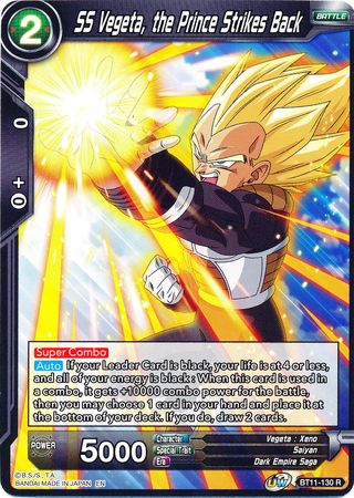SS Vegeta, the Prince Strikes Back (BT11-130) [Vermilion Bloodline] | Rock City Comics